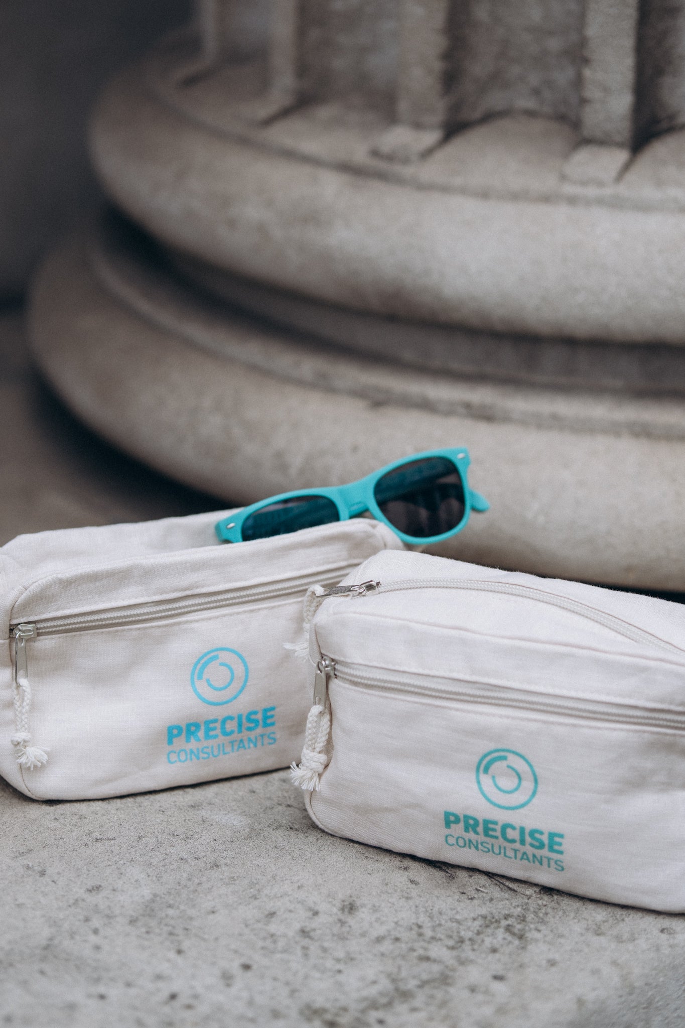 Singapore EXCLUSIVE: Wash Bag- Blue Logo