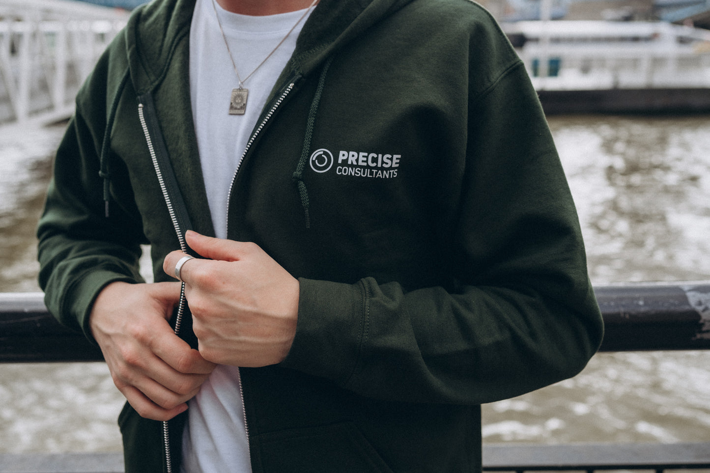 Precise Consultants Zip Hoodie