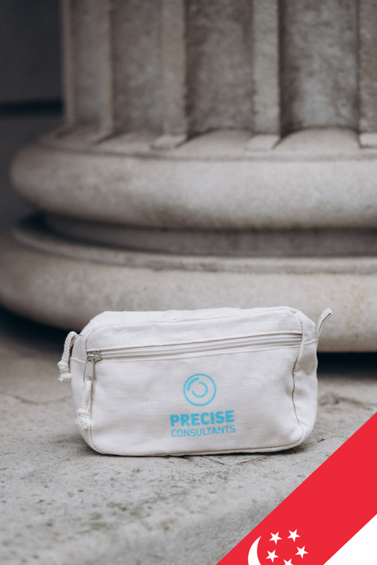 Singapore EXCLUSIVE: Wash Bag- Blue Logo